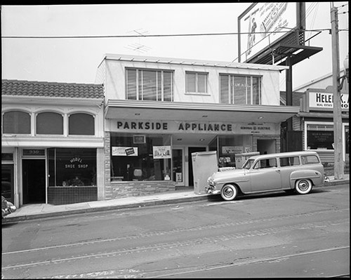 [922-930 Taraval Street, Parkside Appliance, Helen K. Anderson Real Estate, Model Shoe Shop]