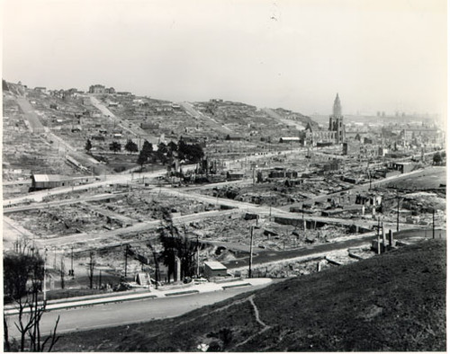 [View of San Francisco after the 1906 earthquake and fire]