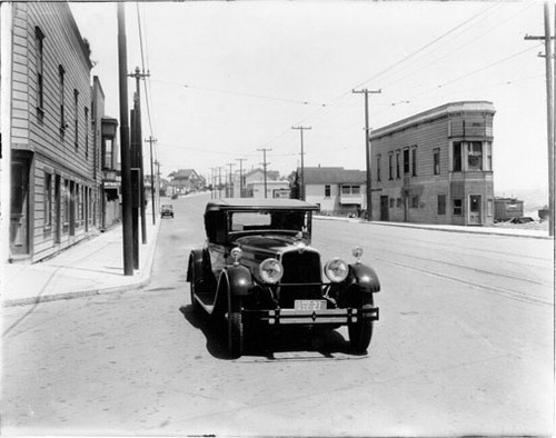 [Car parked on San Jose Avenue at Sickles]