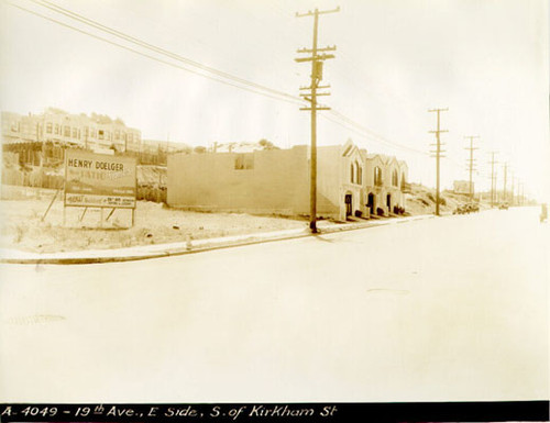 [East side of 19th Avenue, south of Kirkham Street]