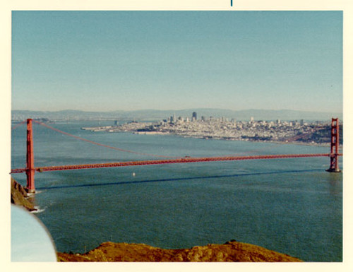 [View of the Golden Gate Bridge taken from Marin County on the western side of the bridge, looking southeast]