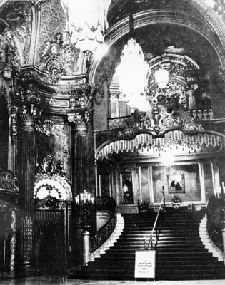 [Stairway inside the Fox theater]