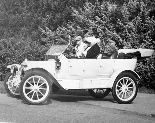 [Antique car at the Golden Gate Park Centennial Parade]