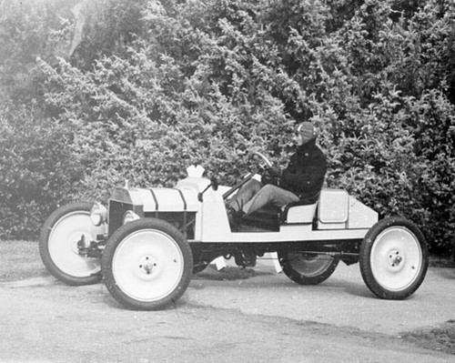 [Antique car at the Golden Gate Park Centennial Parade]