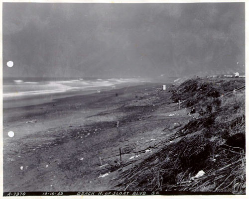 Beach N. of Sloat Blvd., S. F.