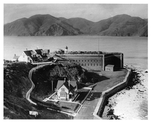 [Fort Point before the Golden Gate Bridge]