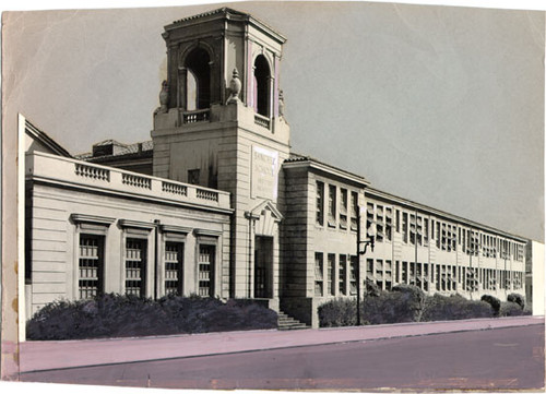 [Exterior of Sanchez School]