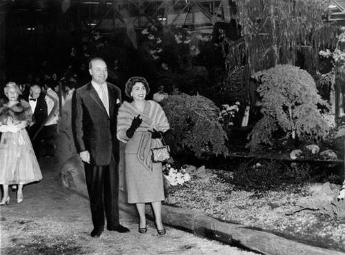 [Mr. and Mrs. Joseph Alioto at the Oakland Home and Garden Show Preview]