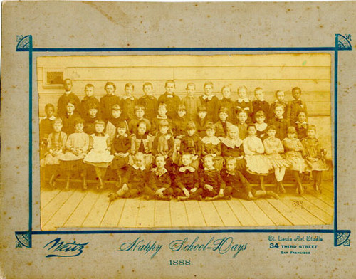 [Class photo at unidentified school, 1888]