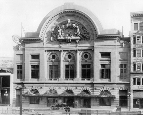 [Orpheum Theatre on O'Farrell Street]