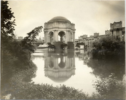 [Reflection of Dome of Palace of Fine Arts]