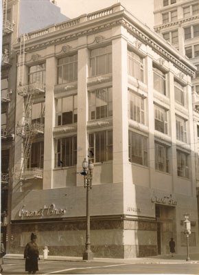 [Granat Bros. Jewelers at Geary Street and Grant Avenue]