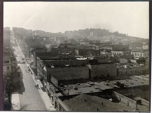 [View of San Francisco, looking northwest from the Hall of Justice]