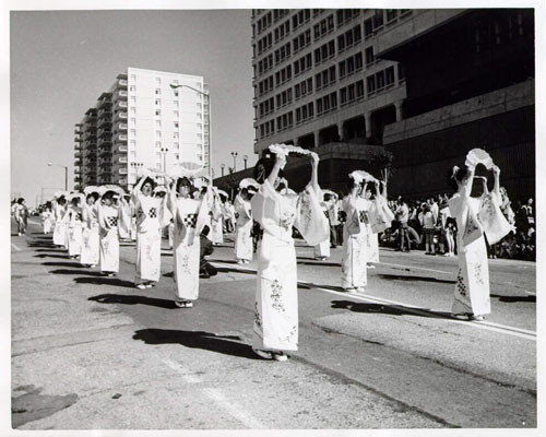 [Cherry Blossom Festival parade in Japantown]