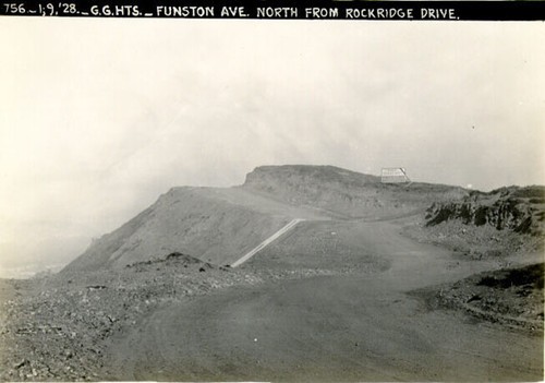 [Golden Gate Heights - Funston Avenue, north from Rockridge Drive]