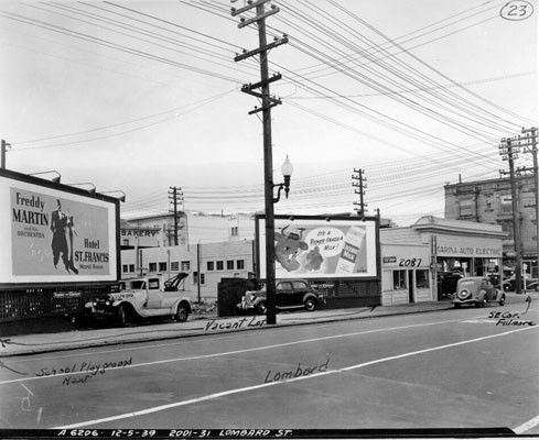 [2000 block of Lombard Street between Fillmore and Webster]