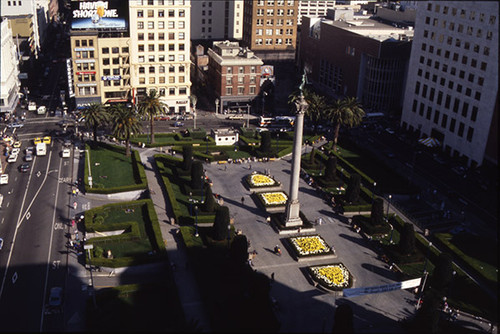 [Aerial view of Union Square]