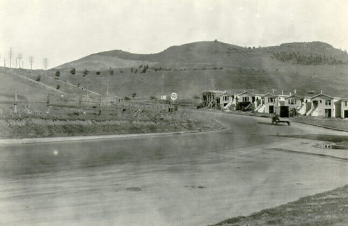 San Bruno Ave. North from Bay Shore Ave.