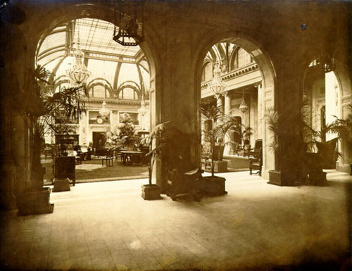 [Interior of Palace Hotel]