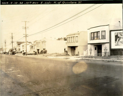 [East side of 19th Avenue, north of Quintara Street]