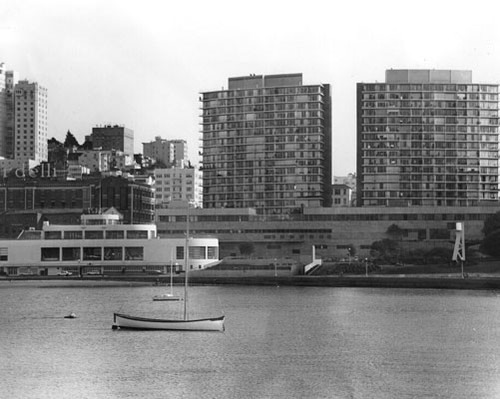 [Maritime plus tall bridges from Aquaduct Pier]