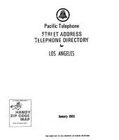 Los Angeles Street Address Directory, 1969, January