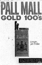 Pall Mall Gold 100's