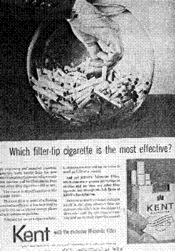 Which filter-tip cigarette is the most effective?
