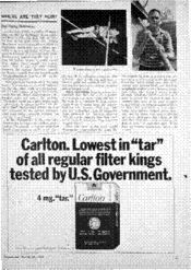 Carlton. Lowest in "tar" of all regular filter kings tested by U.S. Government