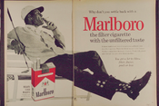 Why don't you settle back and have a full flavored smoke! Marlboro