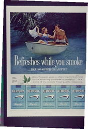 Refreshes while you smoke…like no other cigarette