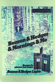 Benson & Hedges & Mornings & me