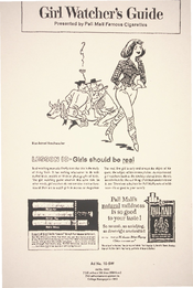 Girl Watcher's Guide Presented by Pall Mall Famous Cigarettes