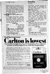 Of all filter kings tested: Carlton is lowest