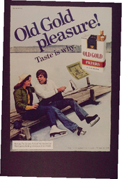 Old Gold pleasure! Taste is why