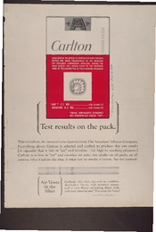 Carlton Test results on the pack