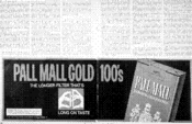 Pall Mall Gold 100's