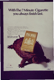 With the 7 minute cigarette you always finish last — Calisphere