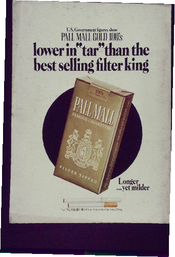 Pall Mall 100's now lower in 'tar' than the best-selling filter king