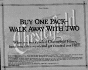 Chesterfield Buy One Pack--Walk Away With Two