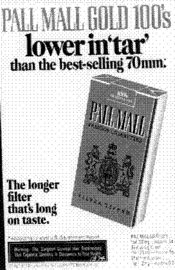 Pall Mall Gold 100's