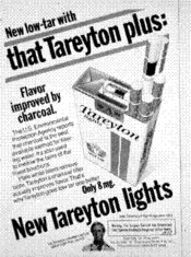 New low--tar with that Tareyton plus: Flavor improved by charcoal