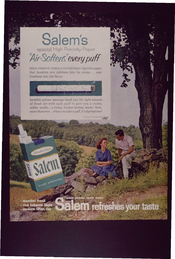 Salem refreshes your taste - "air -softens" every puff