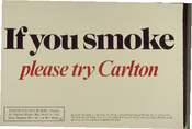 If you smoke please try Carlton
