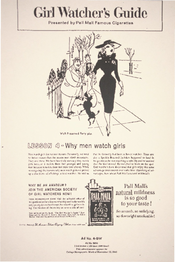 Girl Watcher's Guide Presented by Pall Mall Famous Cigarettes