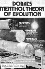 DORAL'S MENTHOL THEORY OF EVOLUTION — Calisphere