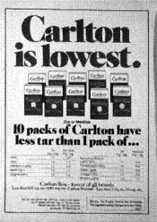 Carlton is lowest