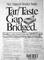 Tar/Taste Gap Bridged