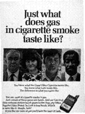 what does cigarette smoke taste like Just what does gas in cigarette smoke taste like? — Calisphere