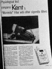 kent micronite cigarette filters Physiological test compares KENT's 